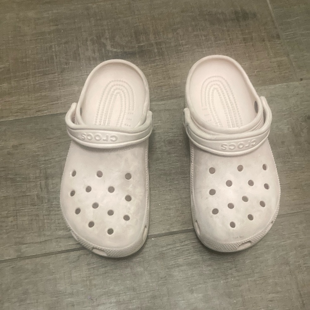 Women’s Size 10 Crocs Pink.  Used.